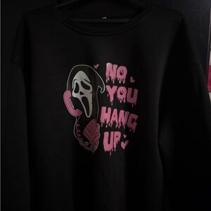 Black Graphic Sweatshirt